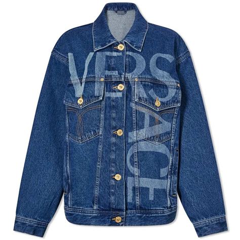 versace classic jacket|versace denim jacket.